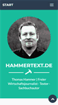 Mobile Screenshot of hammertext.de